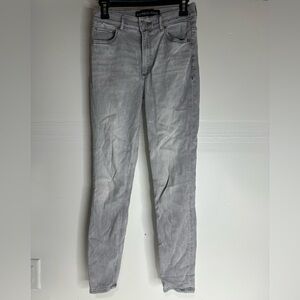 Express Legging Jeans Women 4 Regular High Rise Performance Stretch Gray.